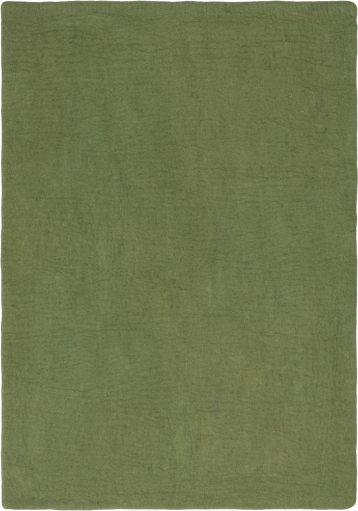 Mono Rechteckig Filzteppich 160 x 230 cm myfelt Kaspar (grün)