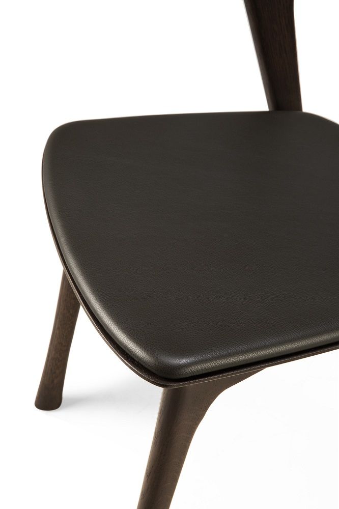 Bok Stuhl Eiche braun / Leder braun Ethnicraft