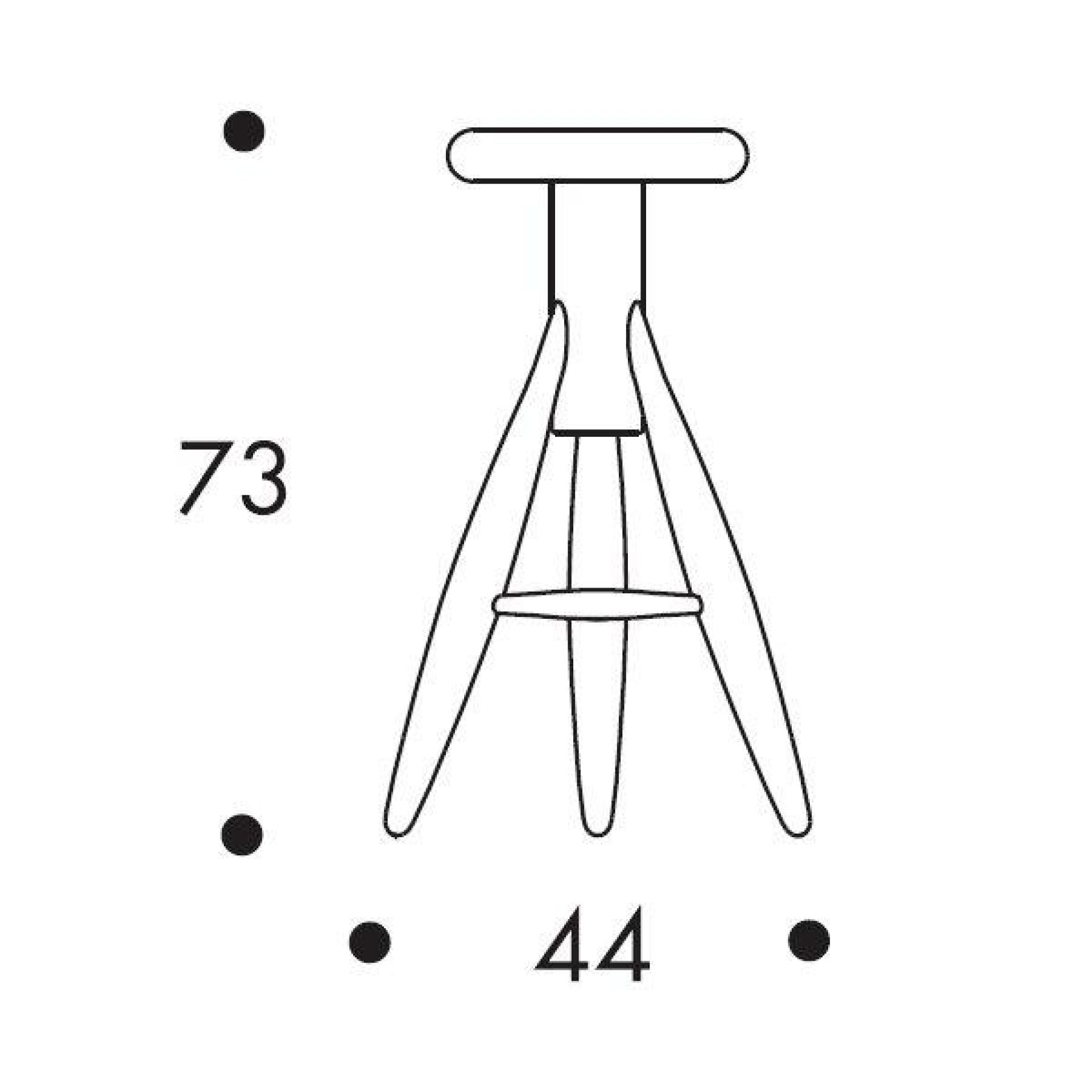 EA001 Rocket Barhocker Artek