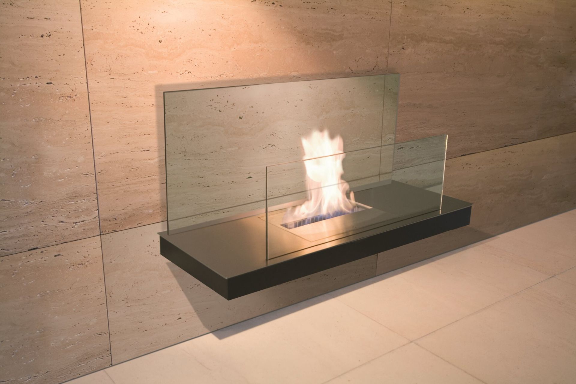 Wall Flame 2 Ethanol Kamin Radius