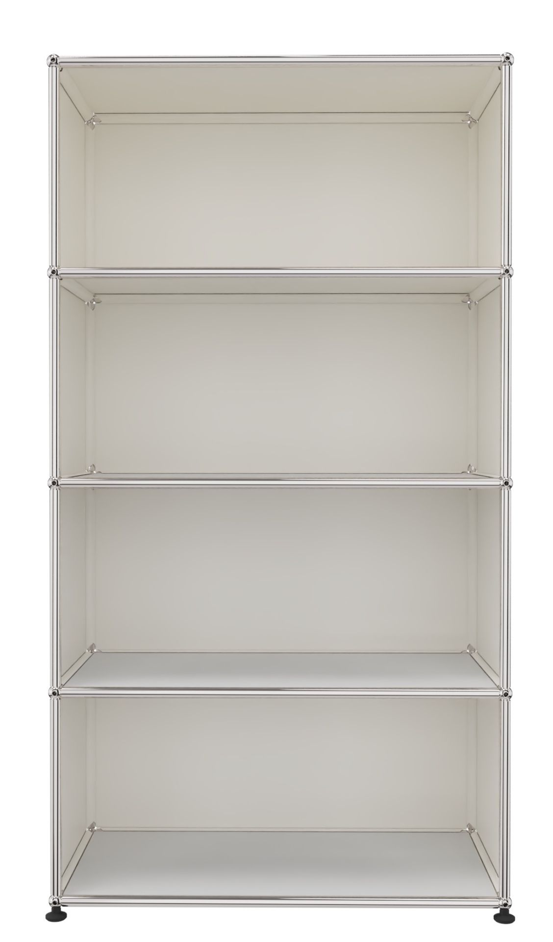 USM Haller Regal Offen H 144 cm Reinweiß - FAST DELIVERY