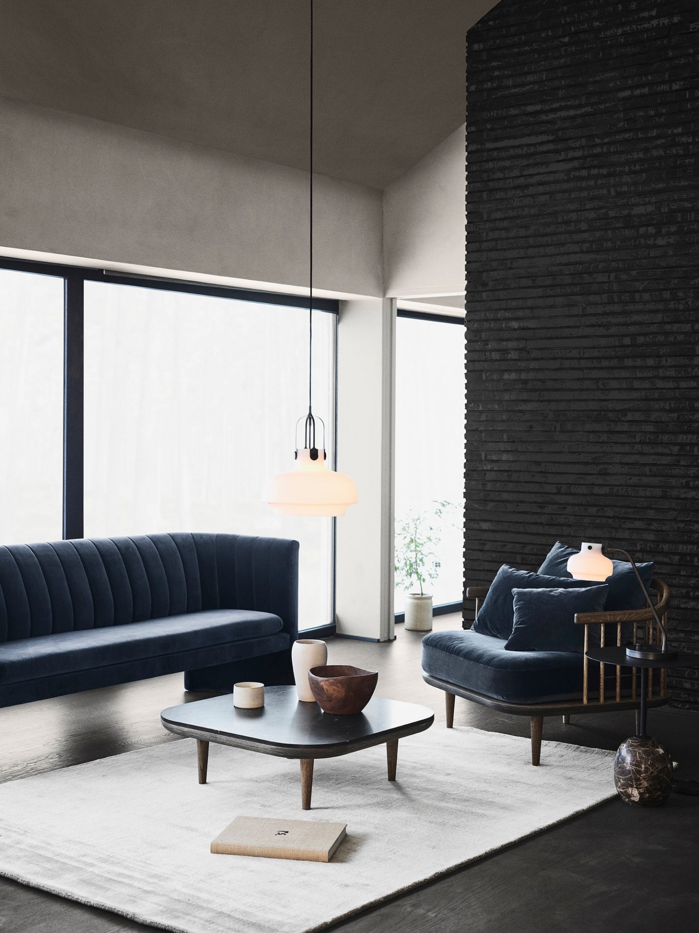 Loafer 3-Sitzer Sofa SC26 AndTradition