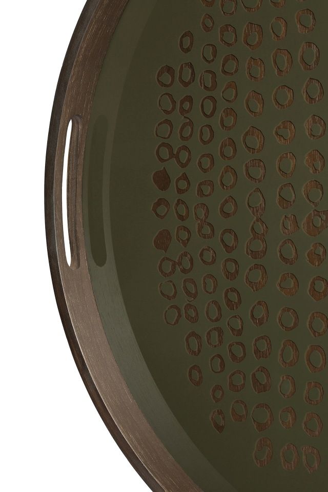 Second Nature Tray Tablett Rund Ethnicraft