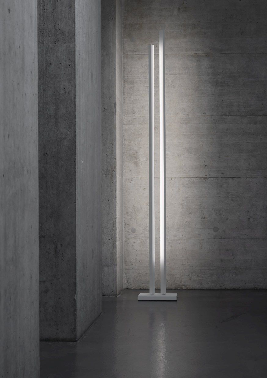 Zen Parallel Stehleuchte weiß - 2700K Steve Lechot Luminaires