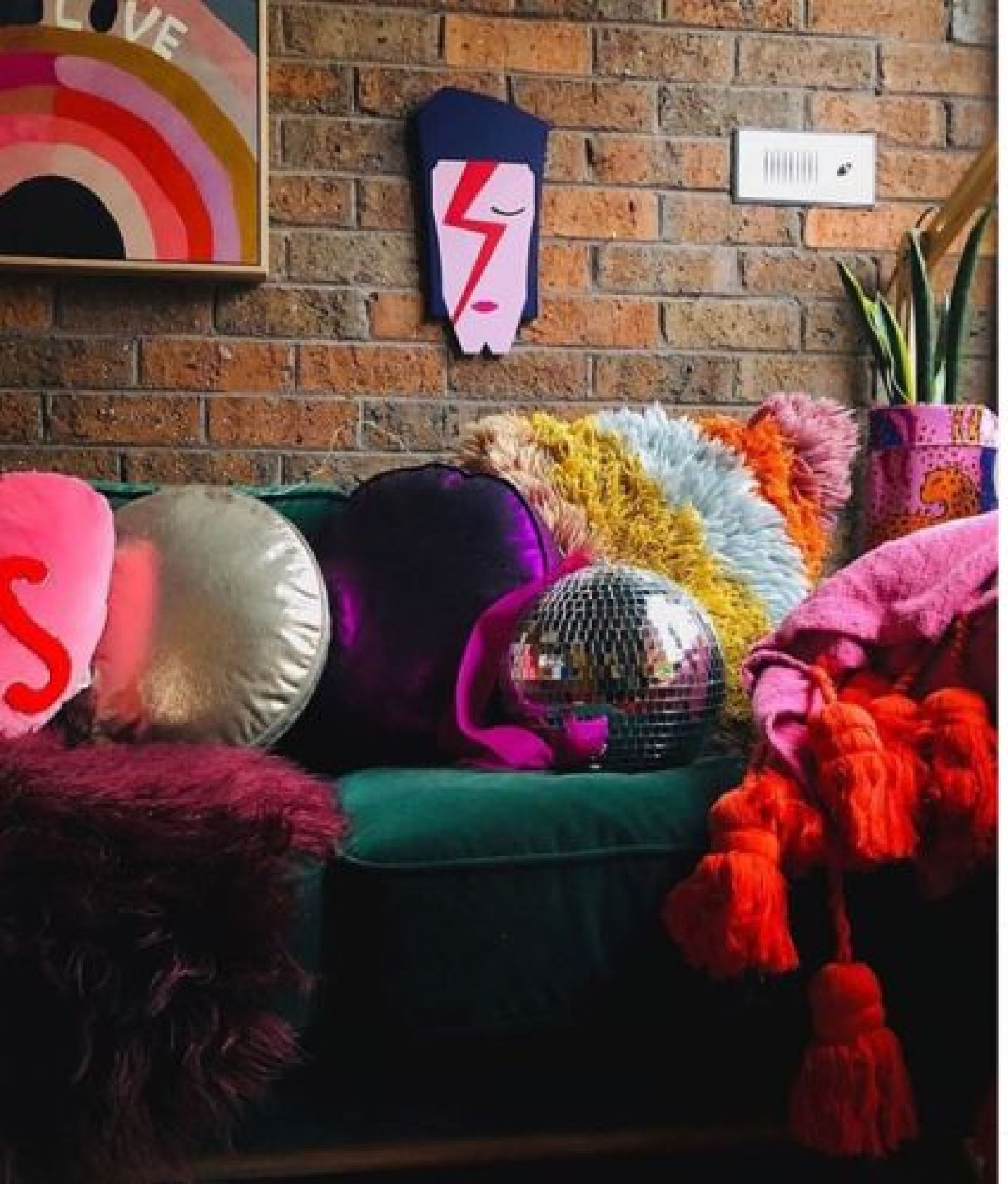 David Bowie Cultural Icon Wandschmuck Umasqu EINZELSTÜCK