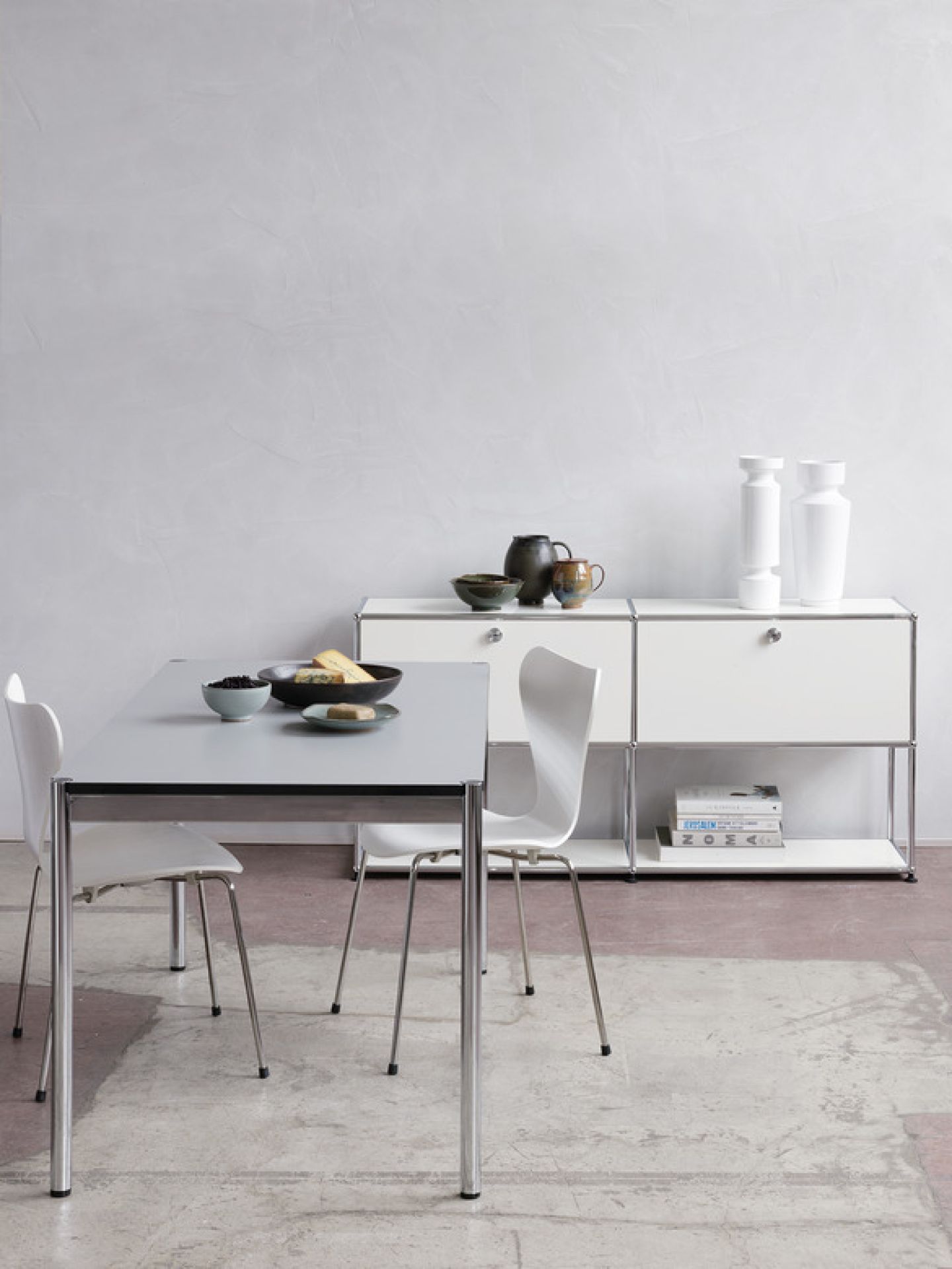 USM Haller Tisch 175 x 75 cm perlgrau QUICK SHIP