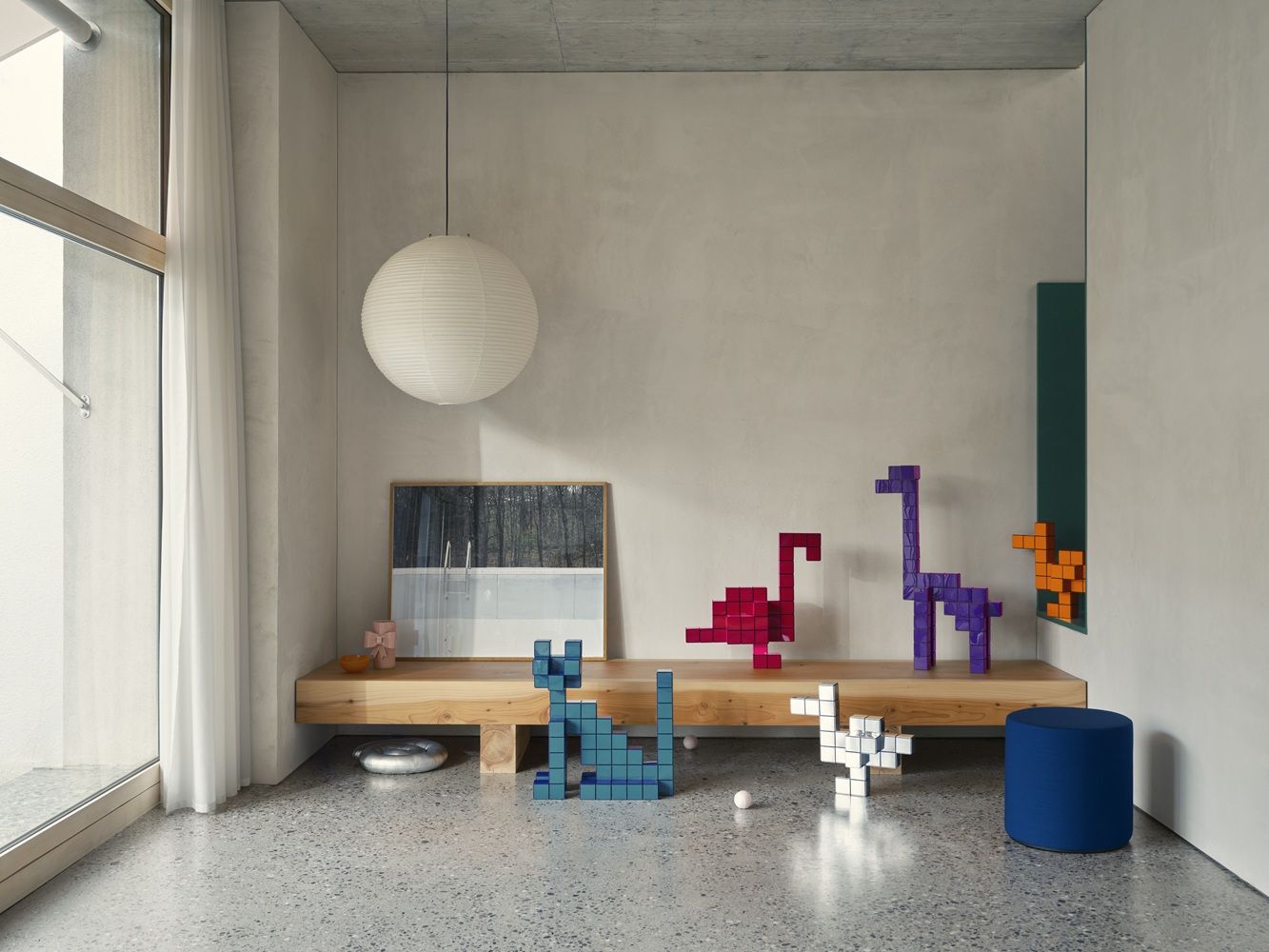 Panton Cubes Duck Duoton Skulptur / Tierfigur Vitra