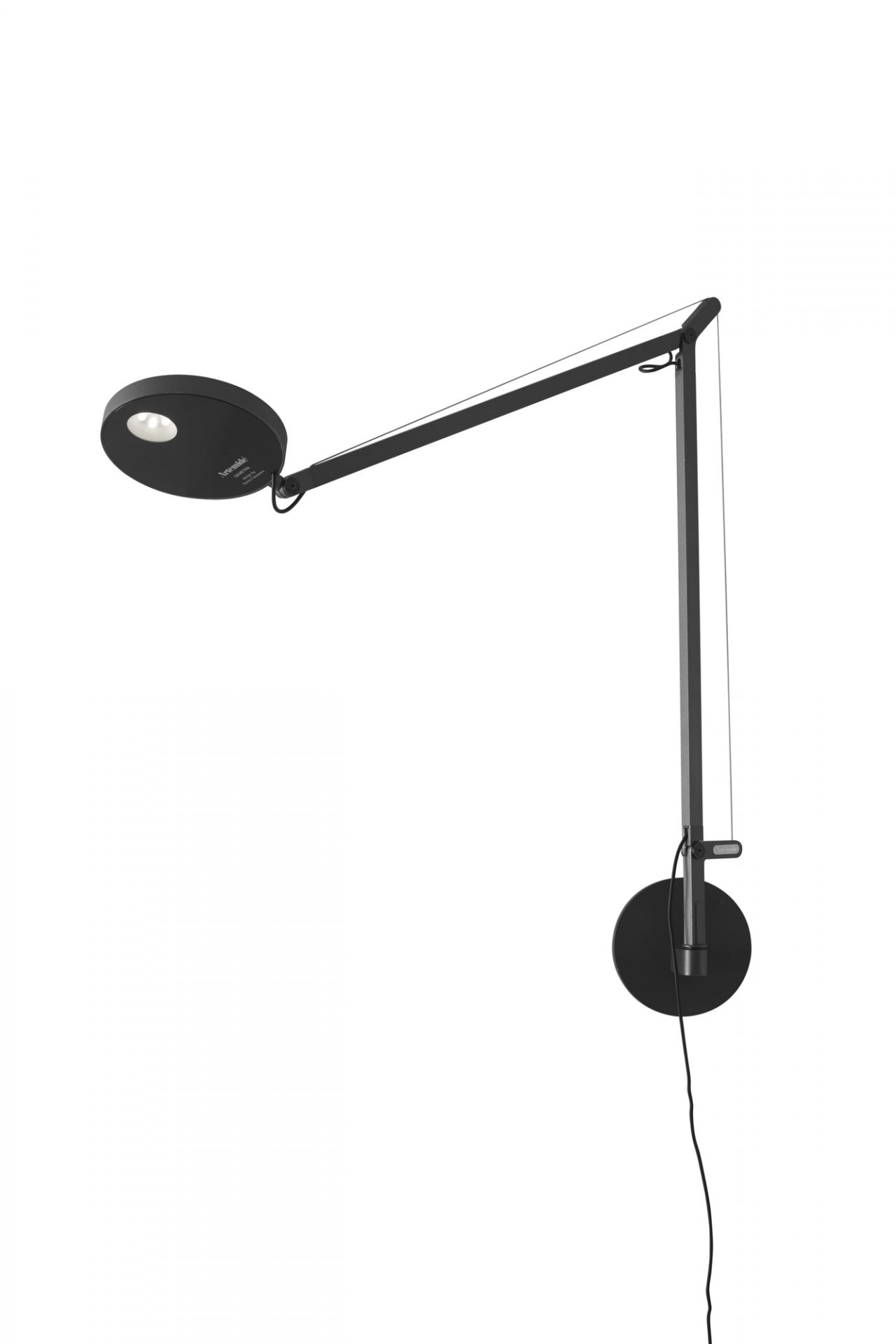 Demetra Wall Wandleuchte "Body 2700K Schwarz matt" (Teil 1 von 2) Artemide