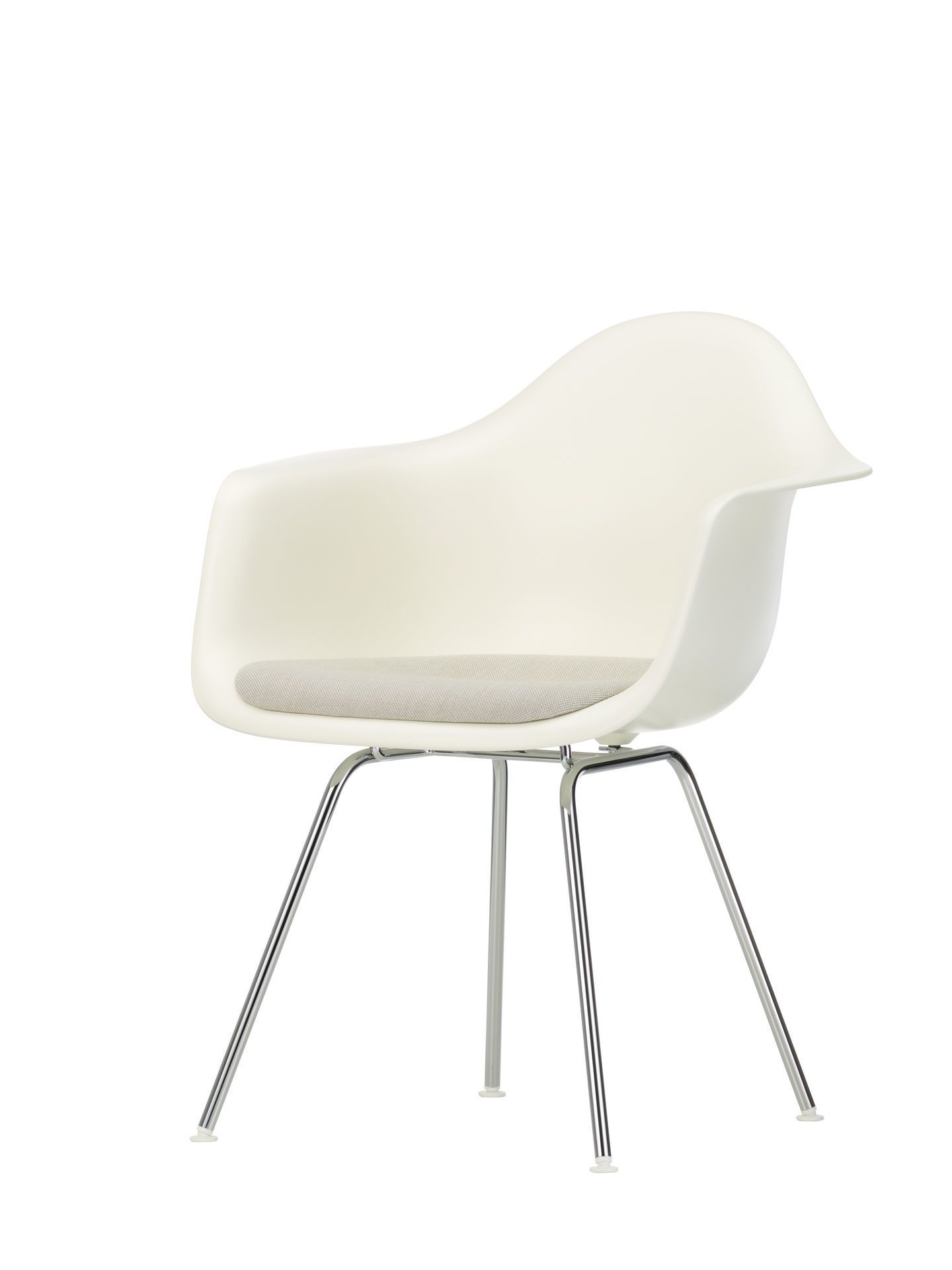 Eames Plastic Arm Chair DAX mit Sitzpolster Vitra