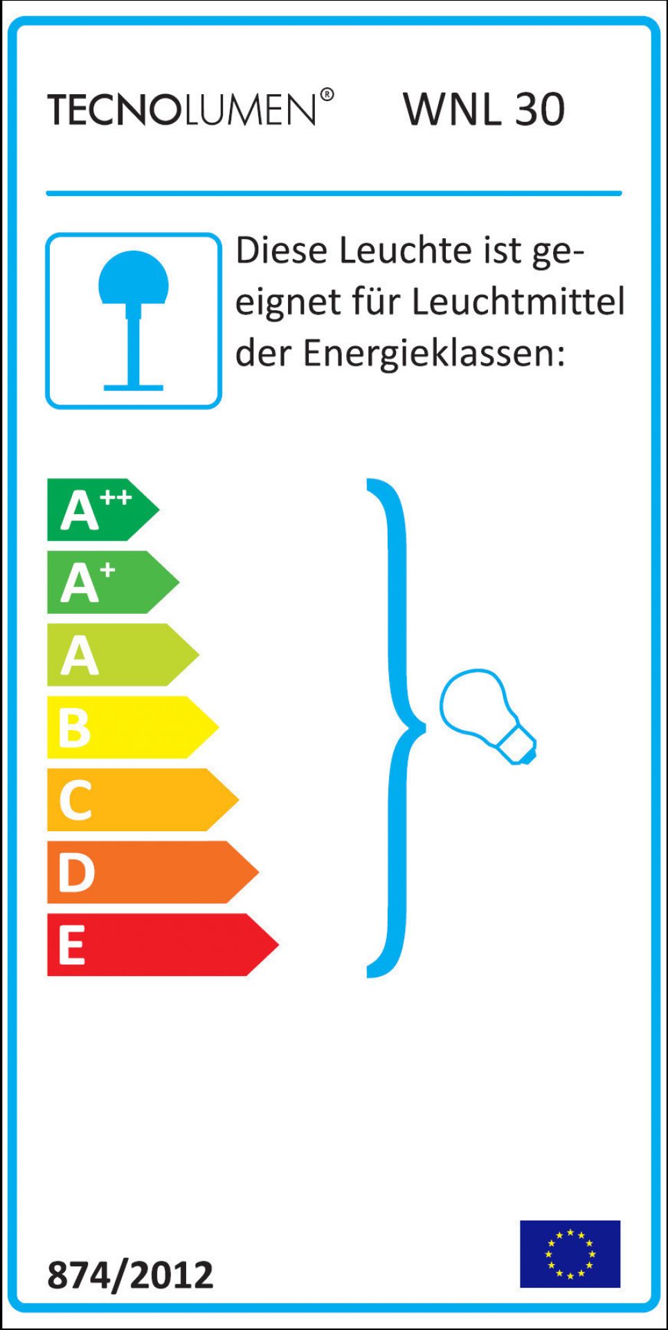 Wagenfeld WNL 30 Mehrzweckleuchte Tecnolumen