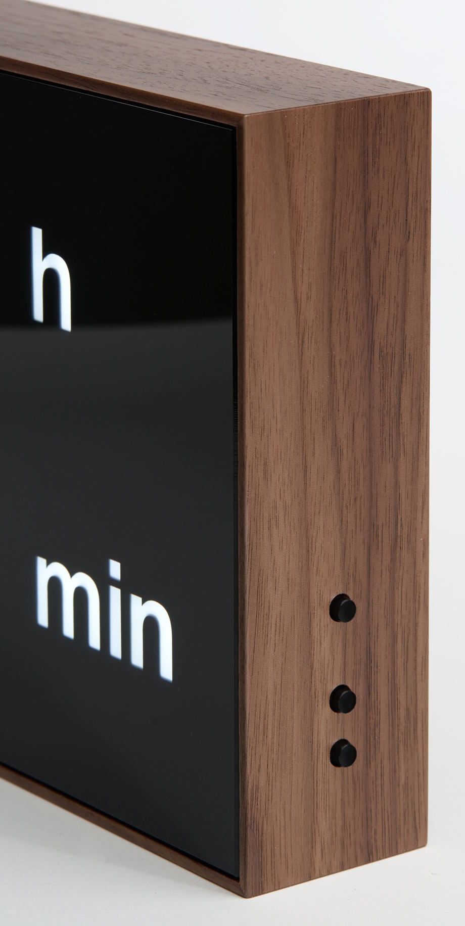 Digital Clock LED Digitaluhr  / Tischuhr / Wanduhr Wood Holz Walnuss Albert Clock 