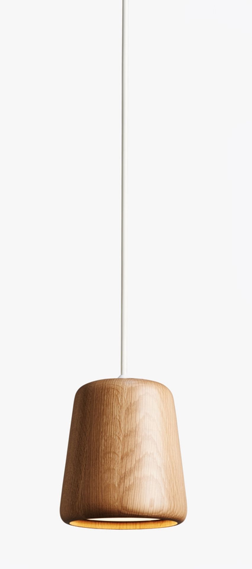 Material Pendelleuchte Eiche natur/Weiß New Works EINZELSTÜCK