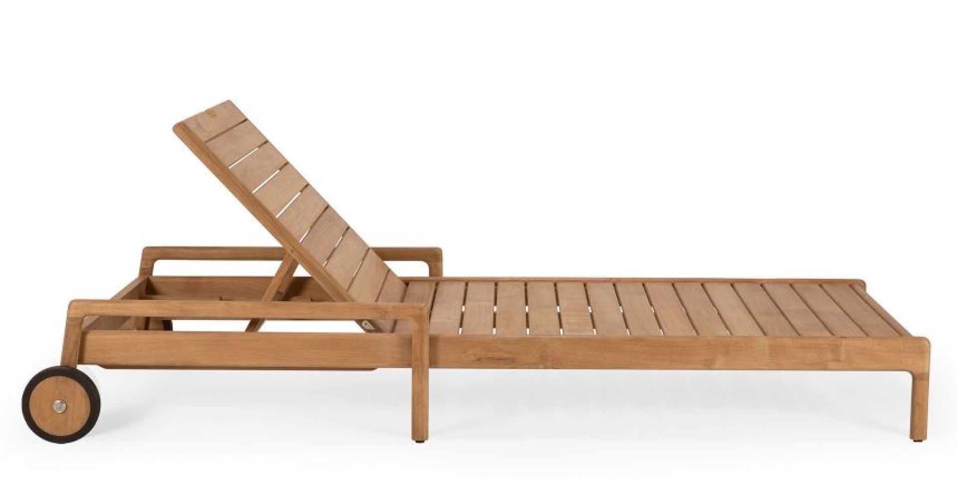 Jack Outdoor verstellbare Liege Teak Ethnicraft Natural