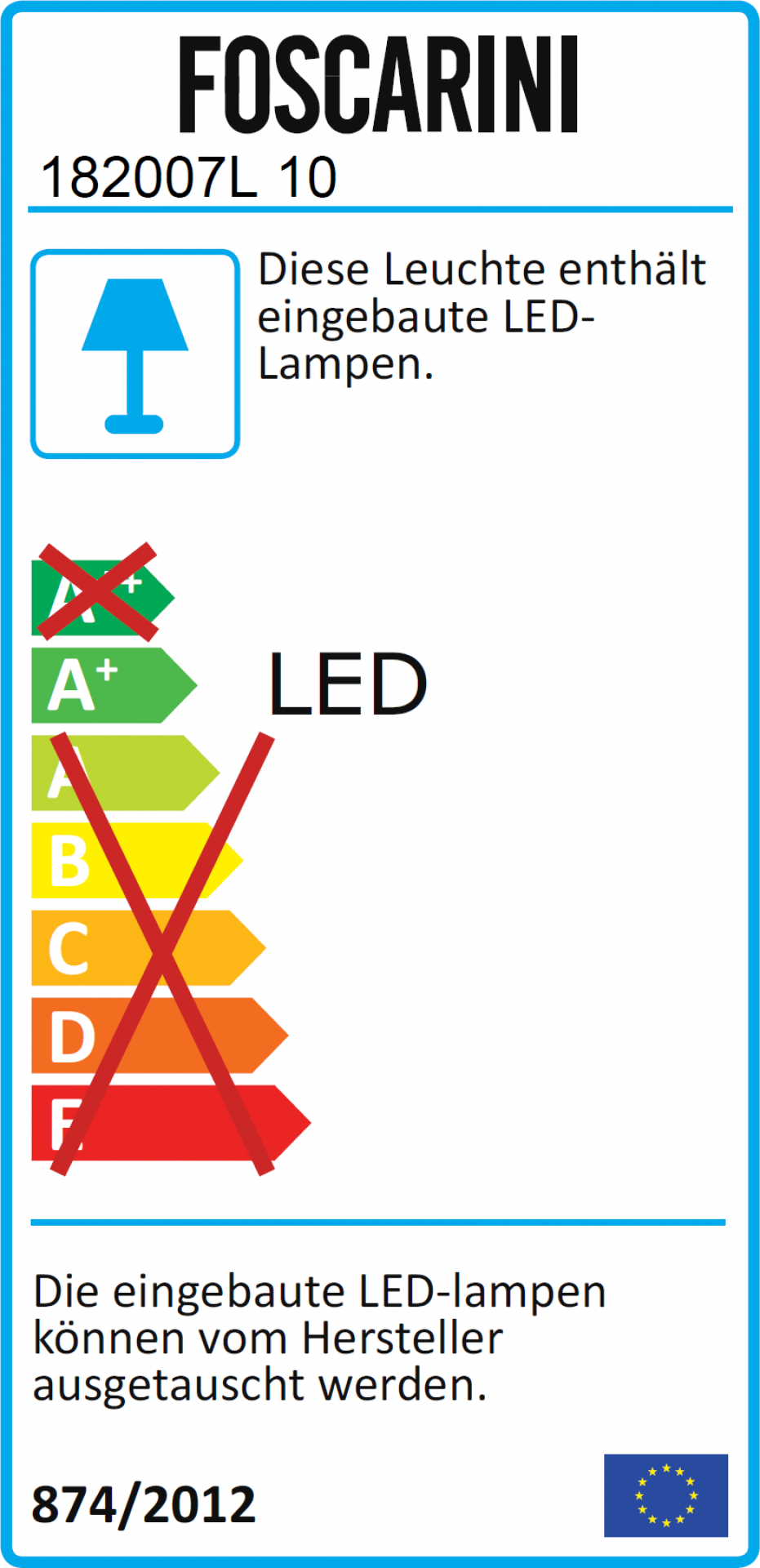 Tress Grande LED Pendelleuchte Foscarini