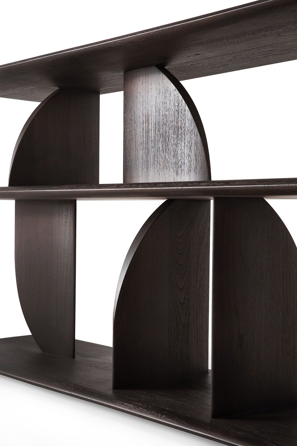 Geometric Konsole / Beistelltisch Teak dunkel Ethnicraft