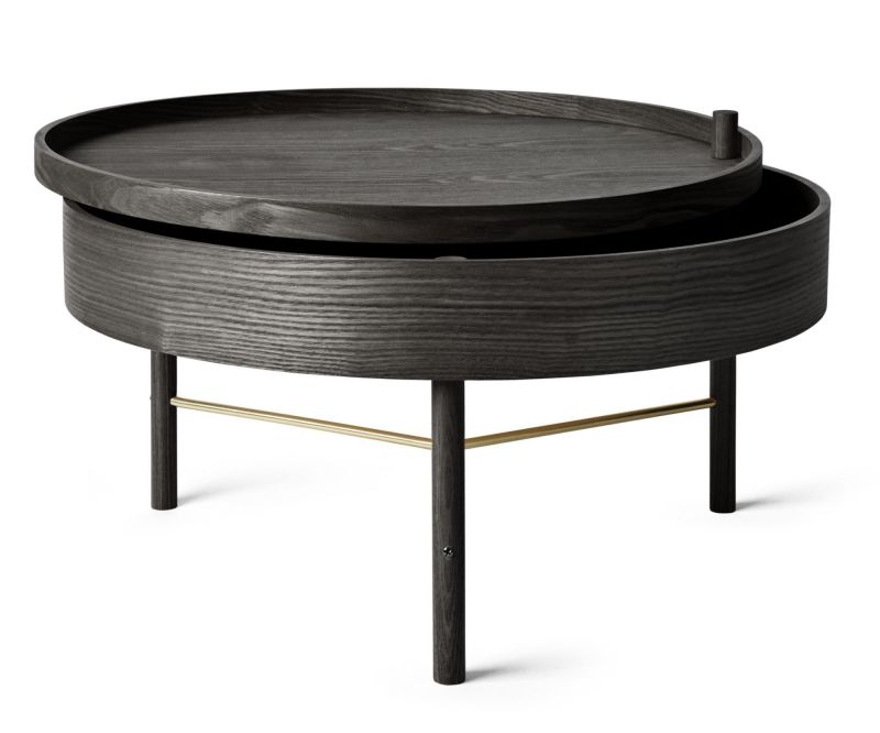 Turning Table Beistelltisch Audo-Esche schwarz