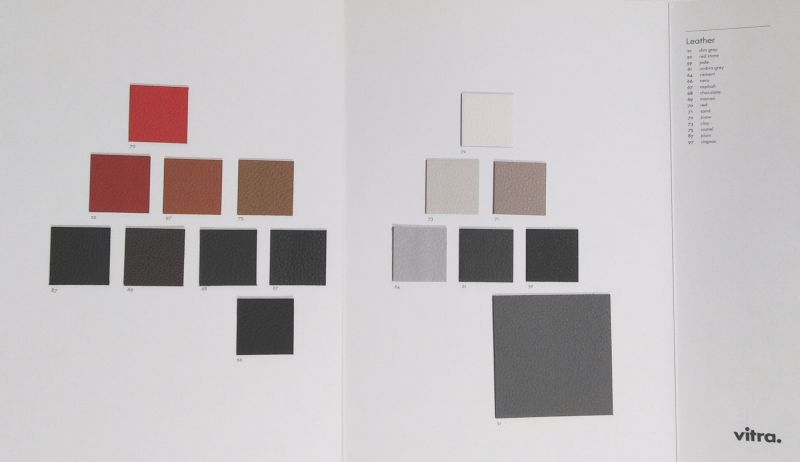 Ledermusterkarte Leder Vitra
