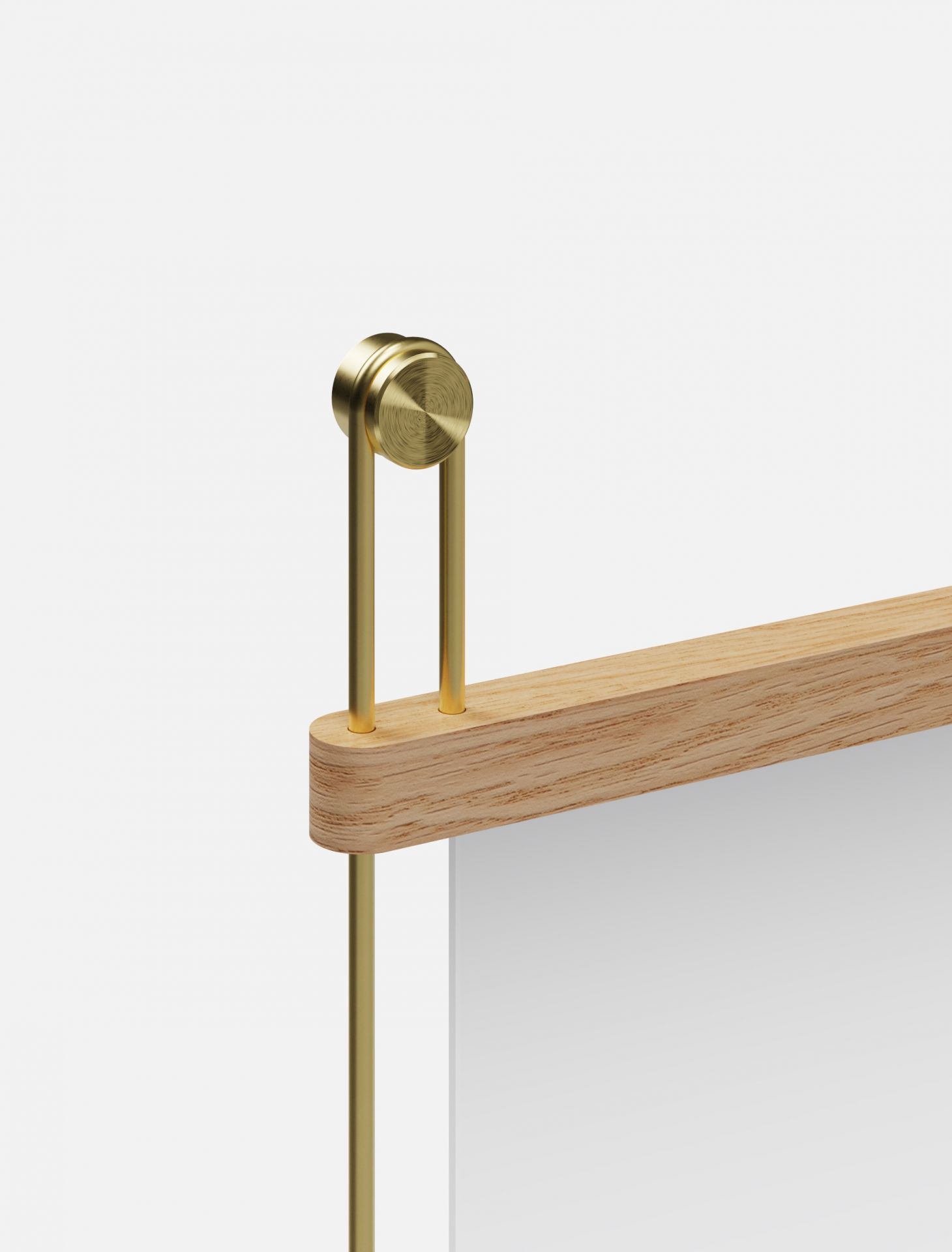 Suspended Mirror Small Spiegel Woud 