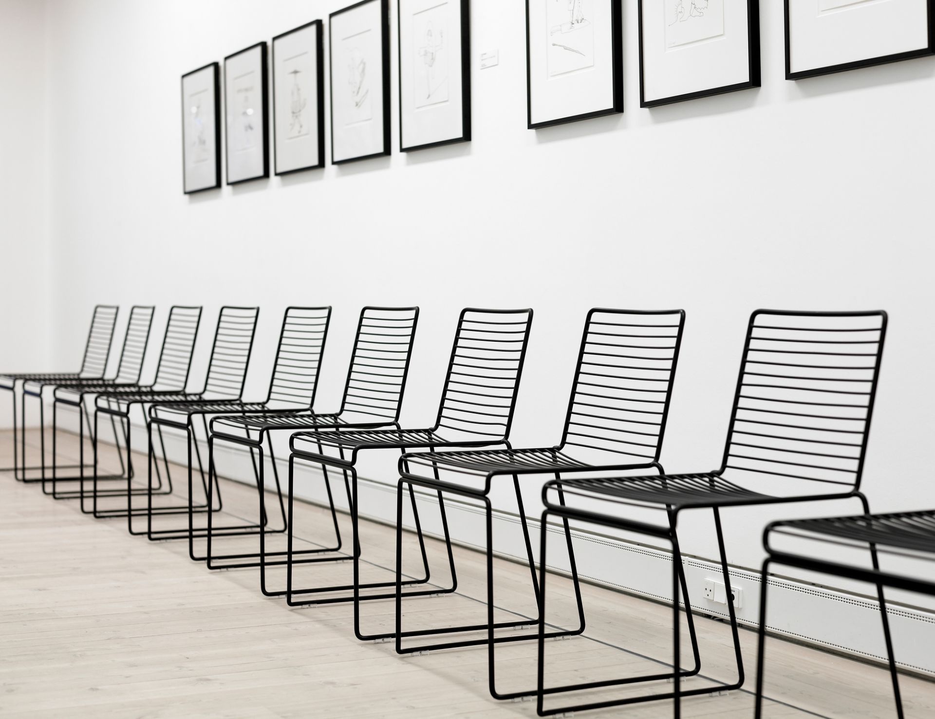 Hee Dining Chair Stuhl SCHWARZ Hay EINZELSTÜCKE 