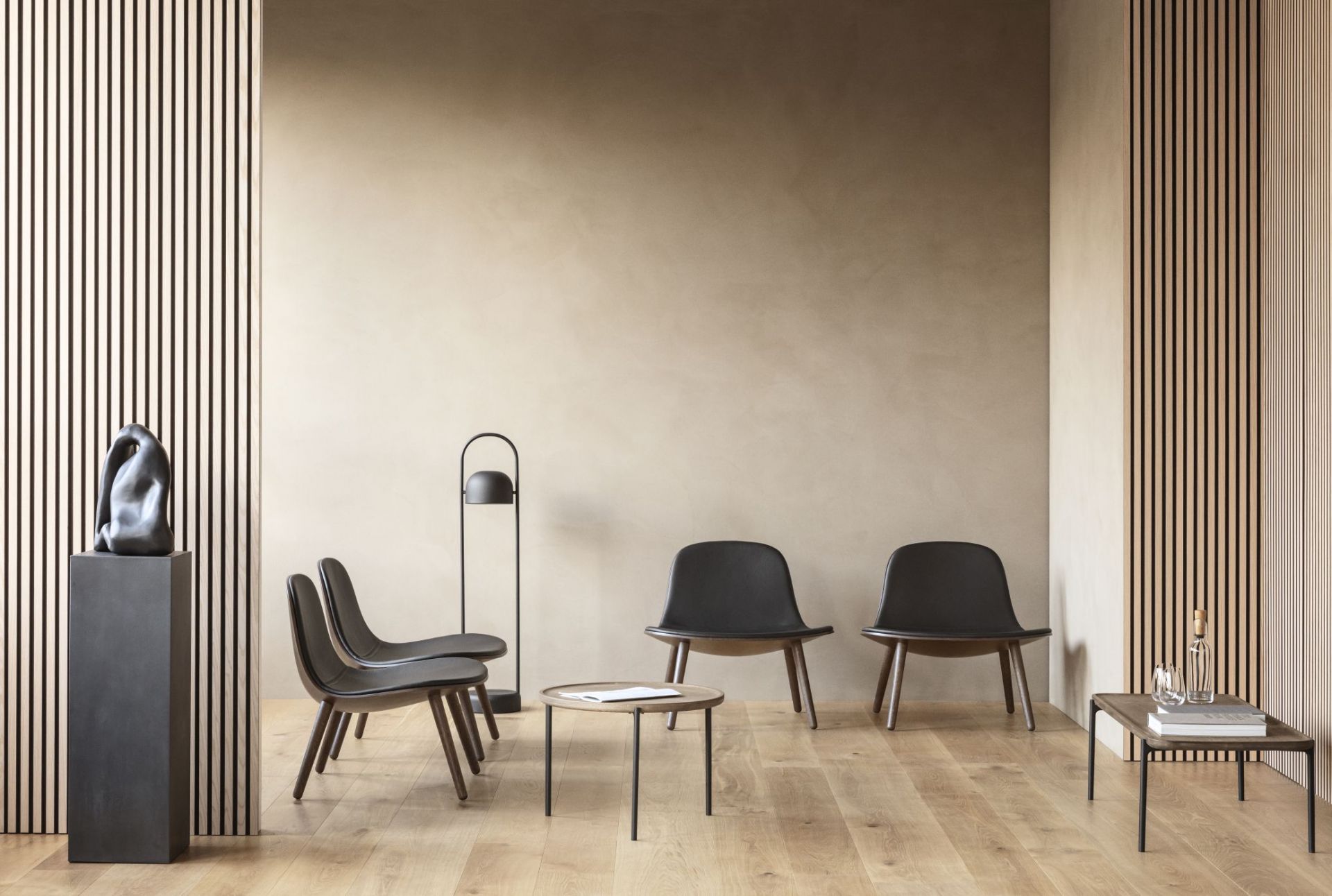 Savoye Tisch Eiche rund - geräuchert ø 60 x H 42 cm Eva Solo