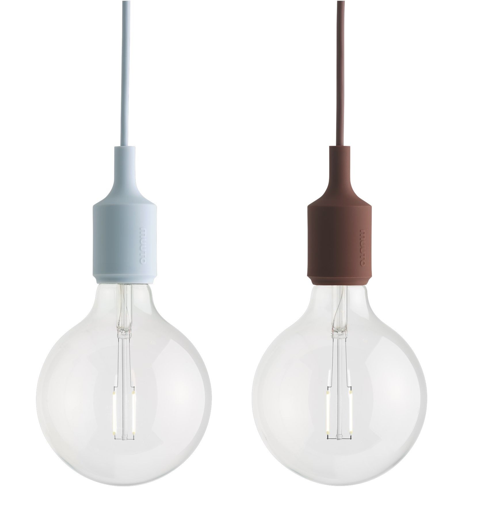 E27 Socket lamp Pendelleuchte Muuto Light Orange