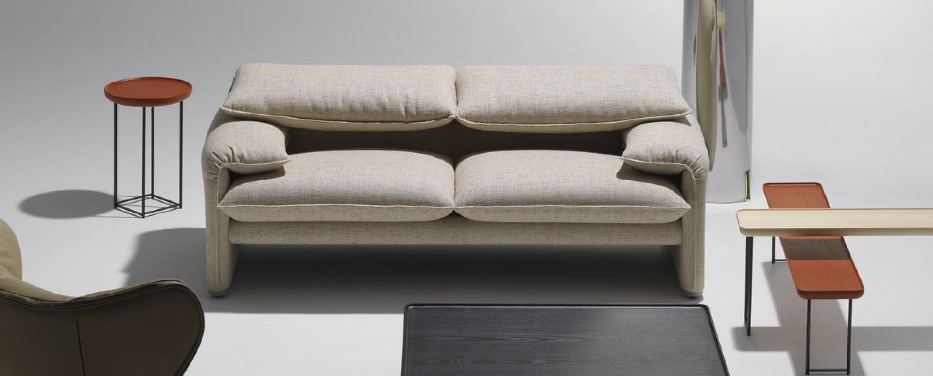 675 Maralunga Sofa Zweisitzer Cassina