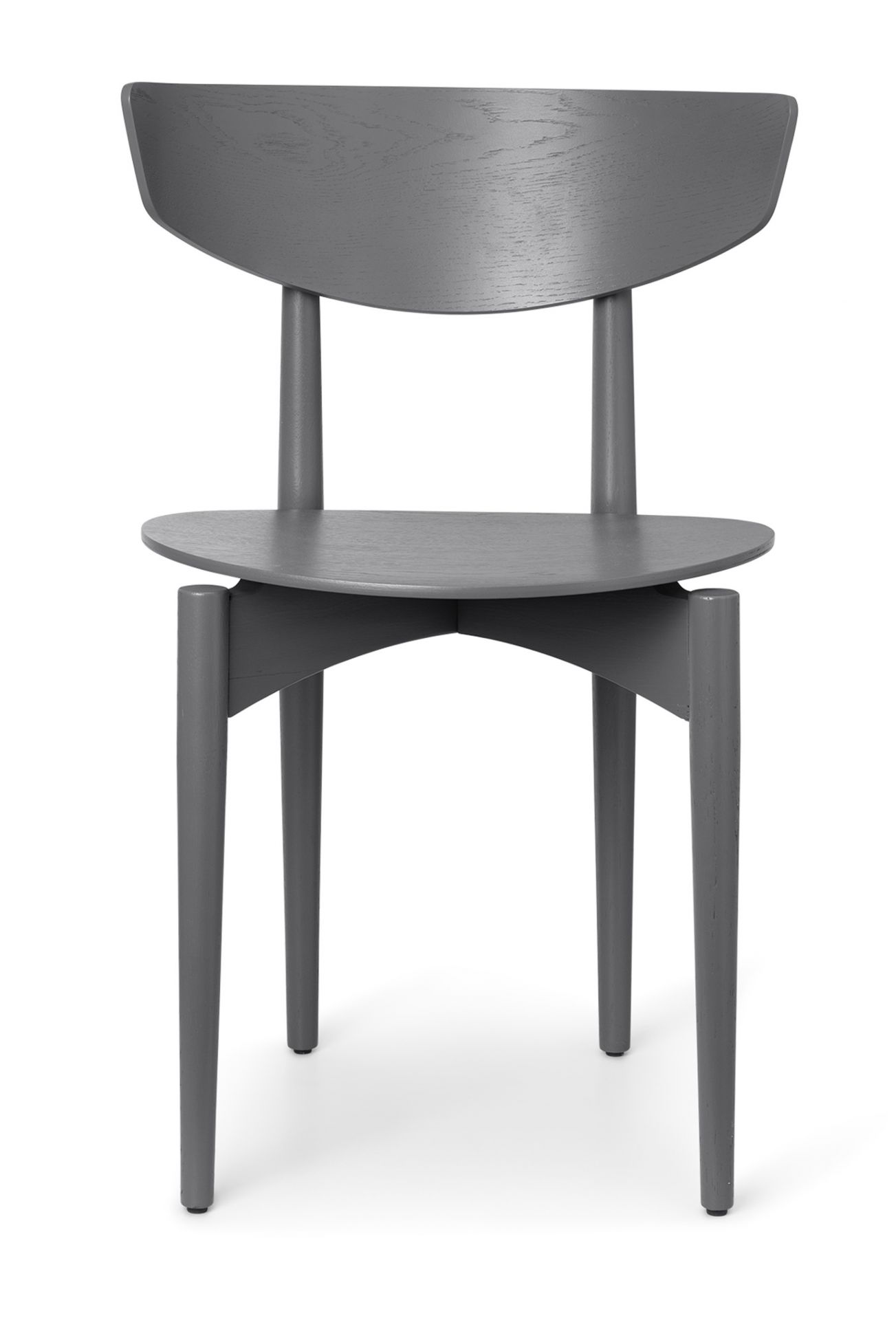 Herman Esszimmerstuhl mit Holzgestell Warmes Grau Ferm Living