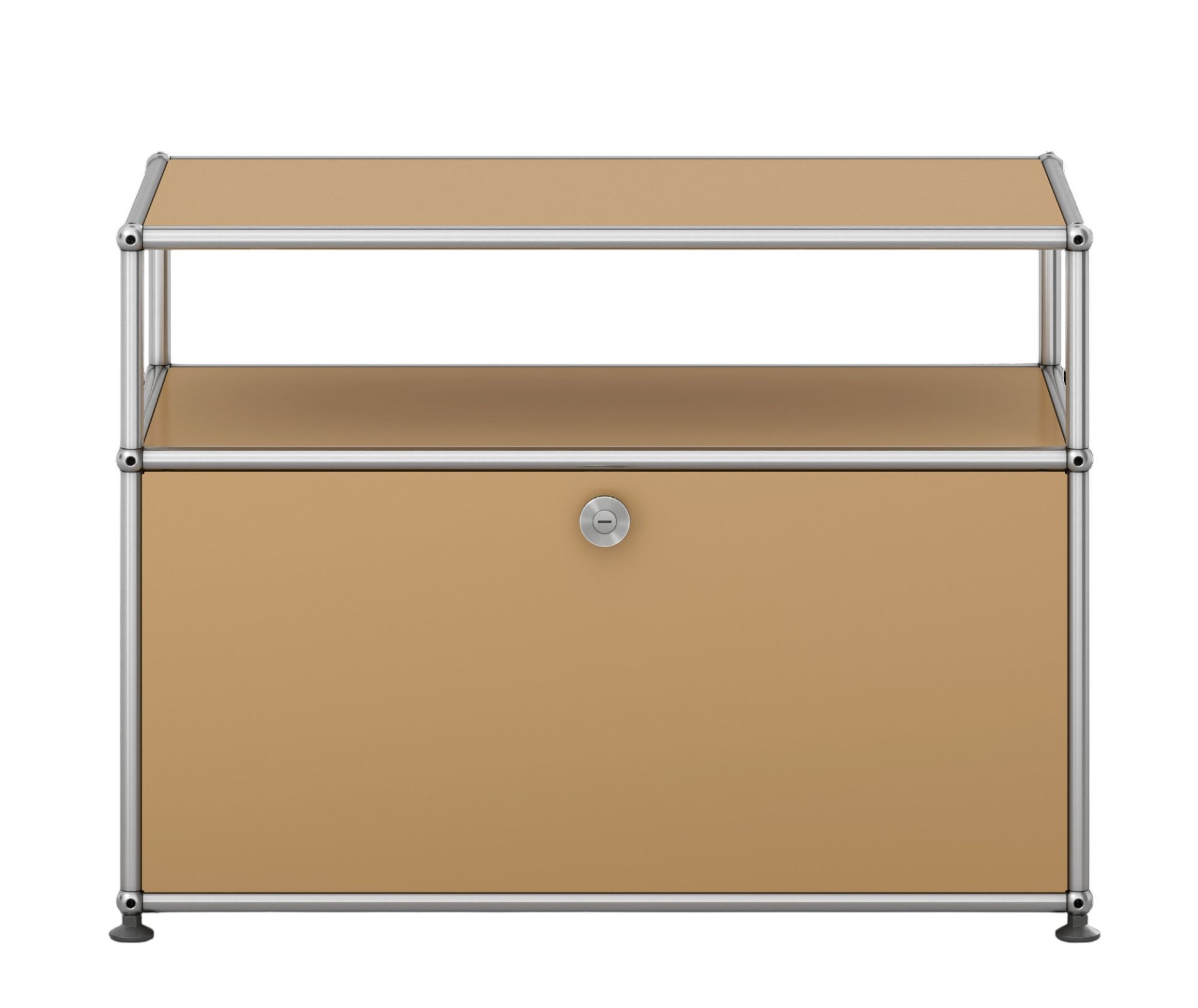 USM Haller Beistellmöbel mit 1 Klappe – QUICK SHIP - beige