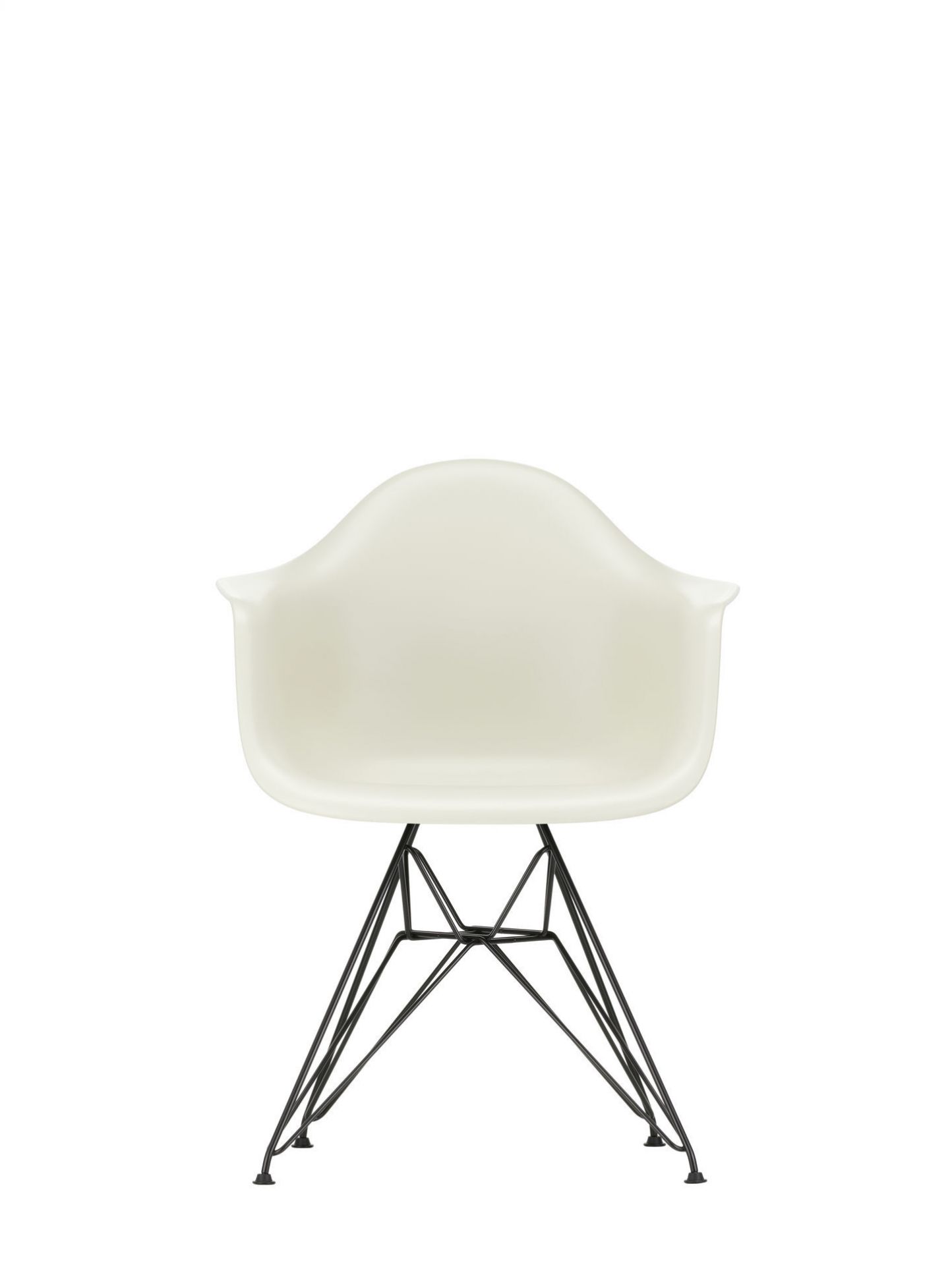 Eames Plastic Arm Chair DAR Stuhl Vitra Schwarz - Meerblau