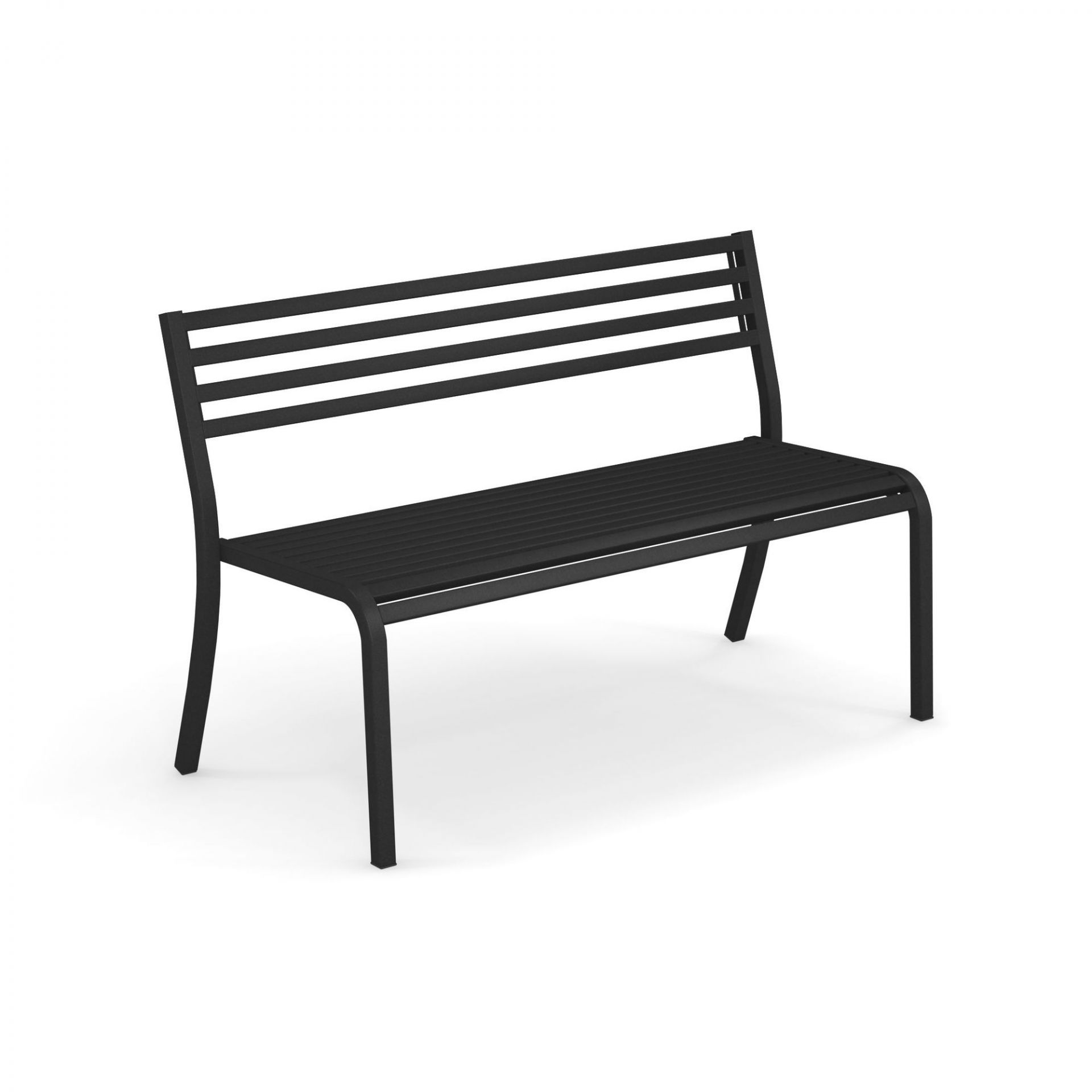 Segno Bank 128 cm Emu schwarz