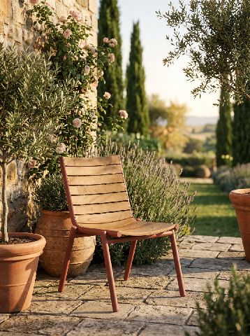 Pilotis Stuhl Teak Outdoor Fermob