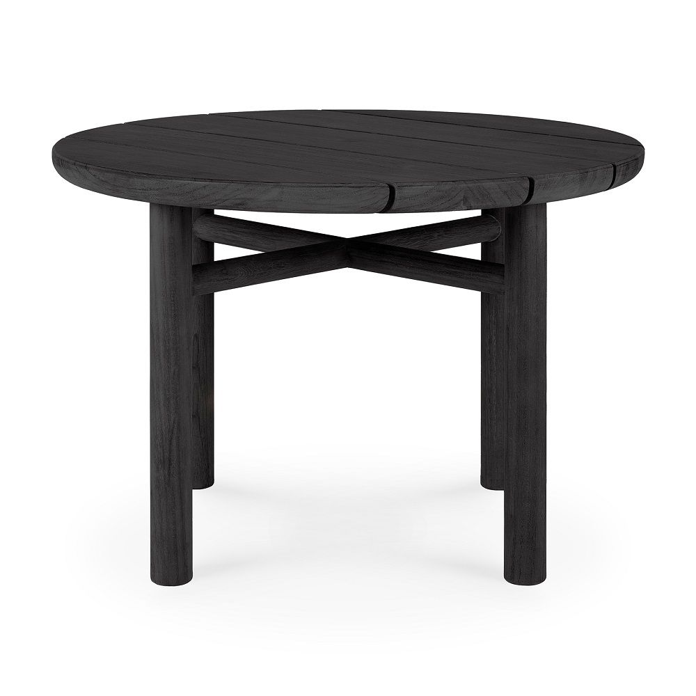 Quatro Outdoor Couchtisch Teak schwarz lackiert Ethnicraft