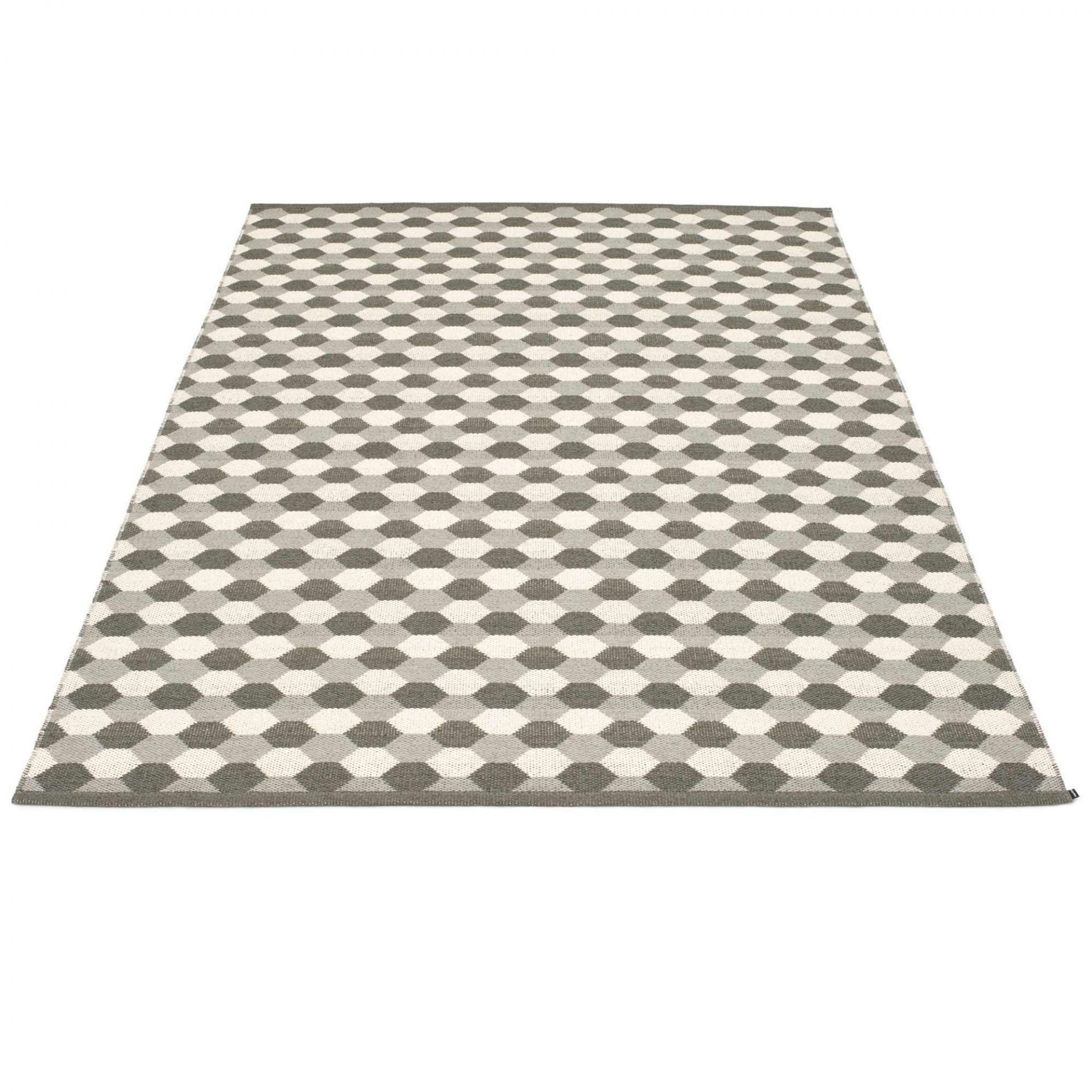 Dana Kunststoffteppich 180x275 warm grau  Pappelina