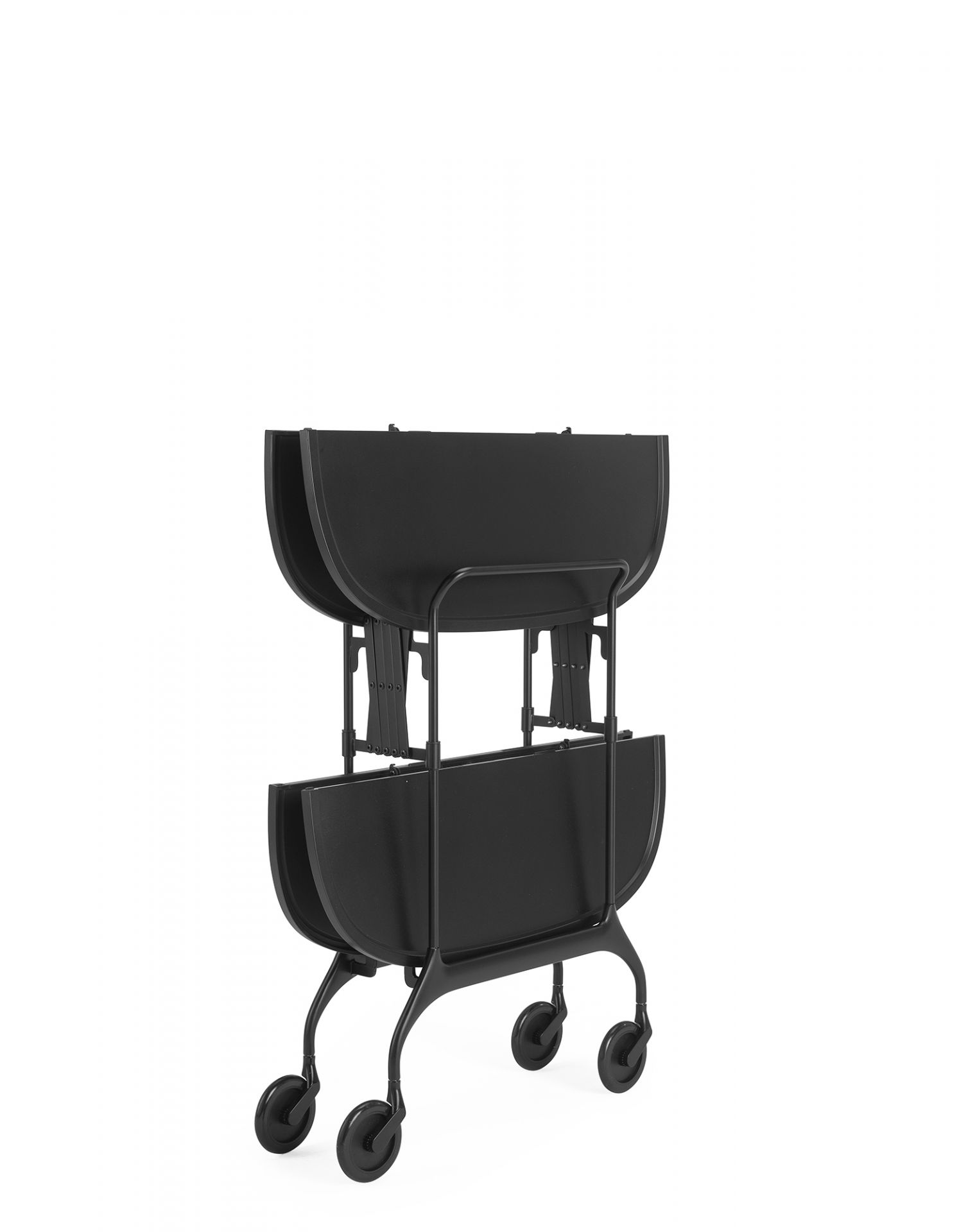 Gastone Servierwagen Matt Schwarz Kartell