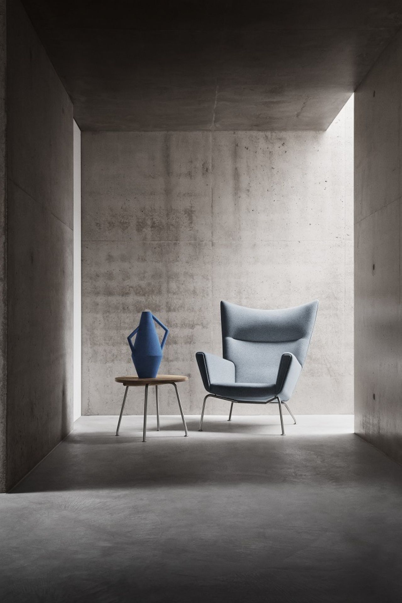 CH445 Wing Chair Sessel Carl Hansen & Søn Canvas 746