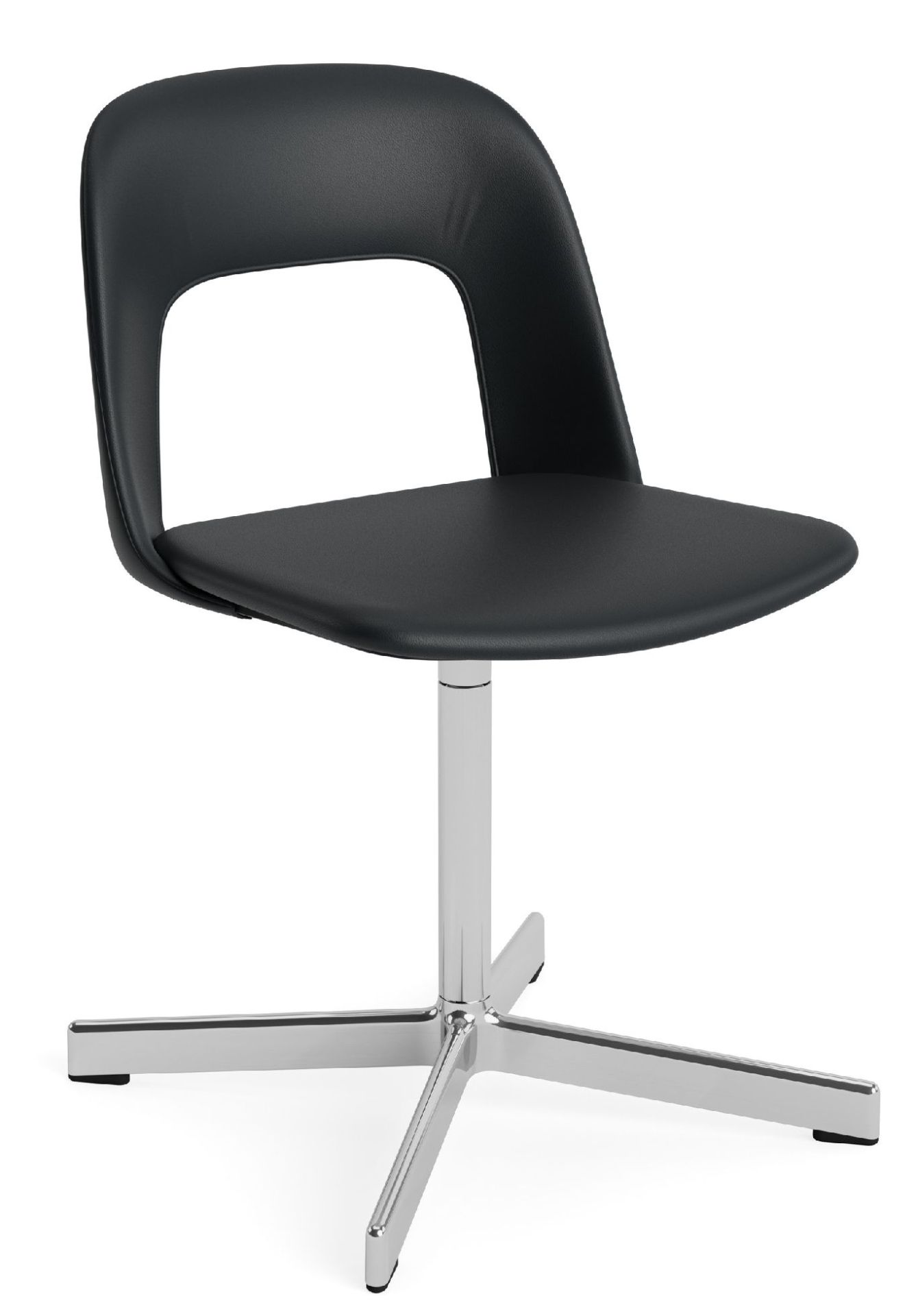Layout Side Chair 134 4-Stern Drehfuß Stuhl Hay