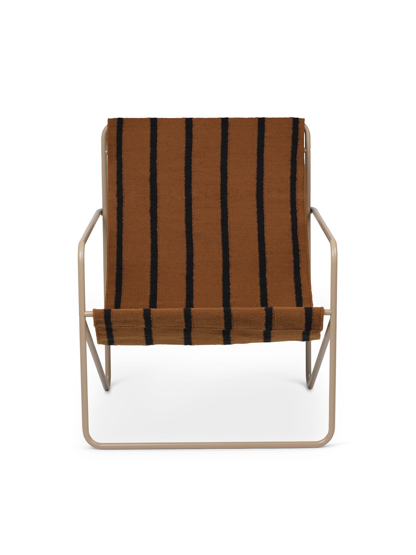 Desert Chair Loungesessel Kaschmir / Stripe Ferm Living