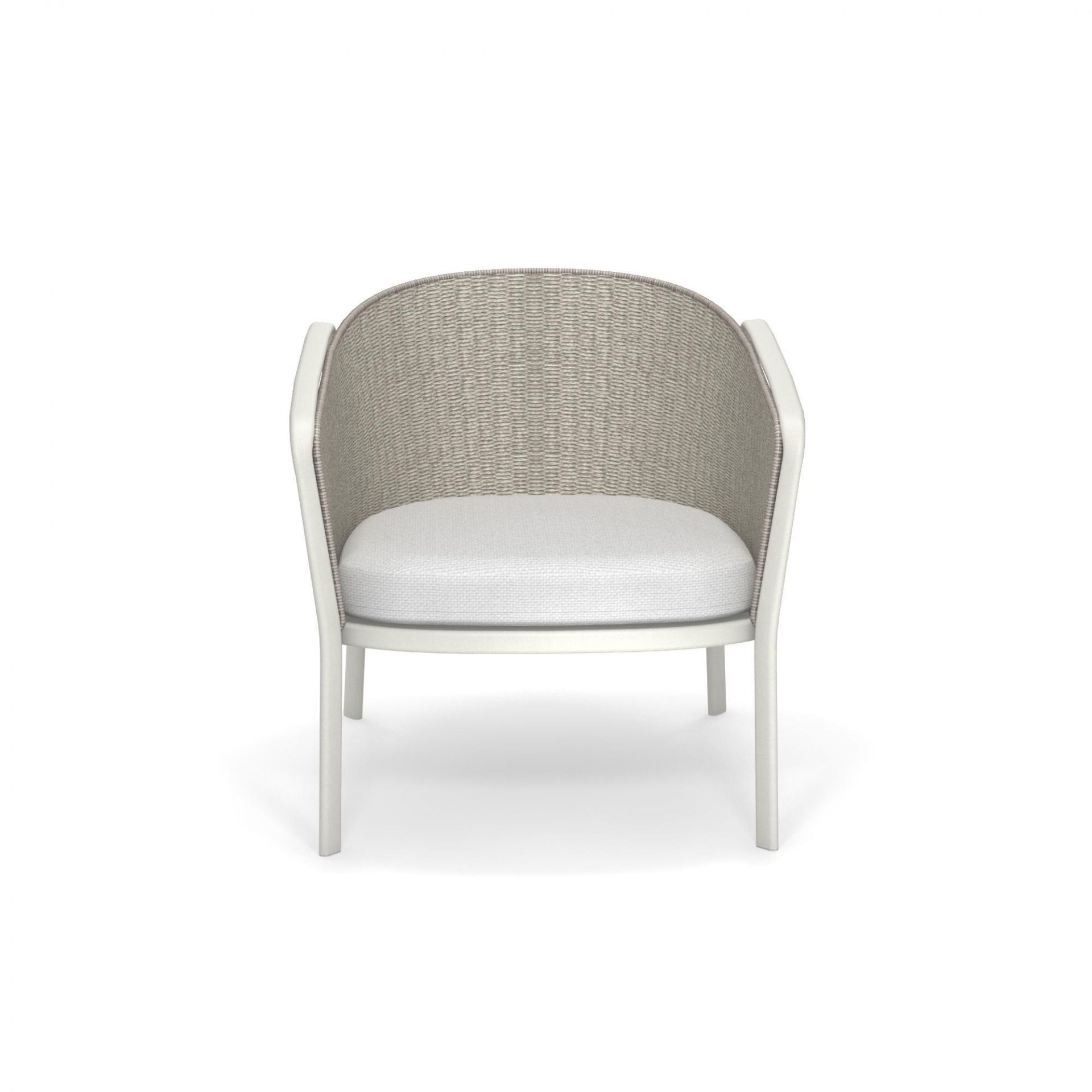 Carousel 1216 Outdoor Loungesessel Emu Weiß / Melange Ivory