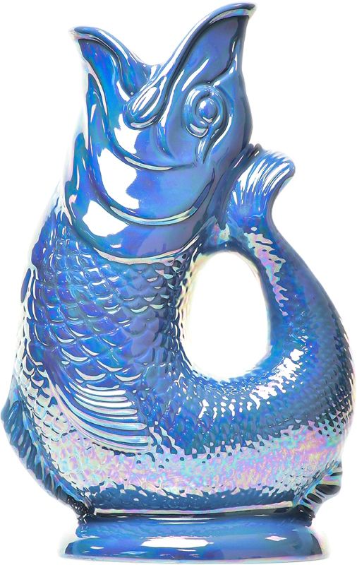 Gluckigluck Karaffe sea blue Lustre