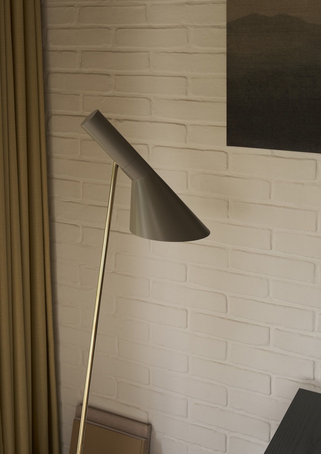 AJ Floor lamp Stehleuchte Messing Louis Poulsen