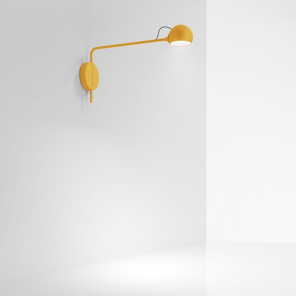 Ixa Wandleuchte gelb Artemide