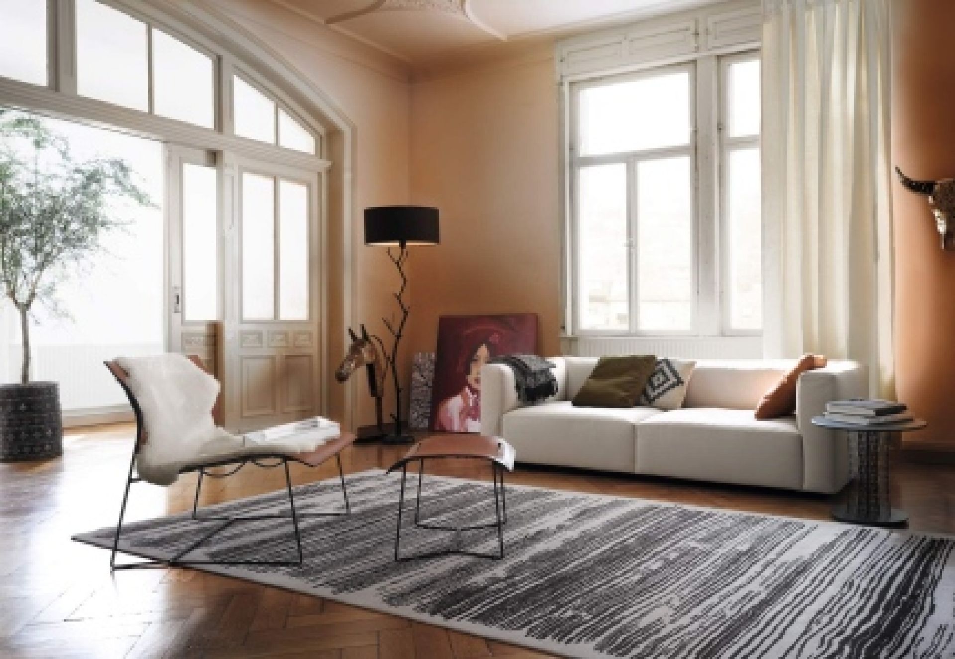 Cuoio Hocker Walter Knoll