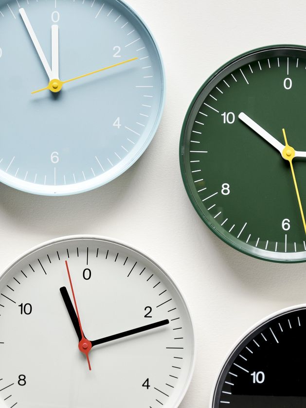 Wall Clock Wanduhr GRÜN Hay EINZELSTÜCK
