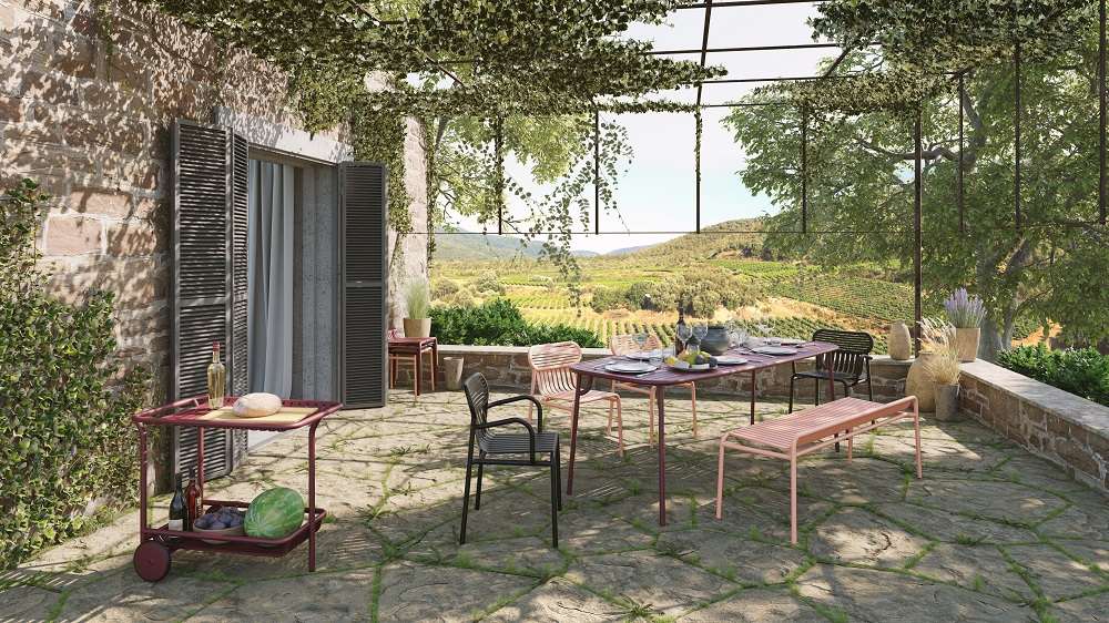 Week-End Garden Bench Bank Petite Friture 