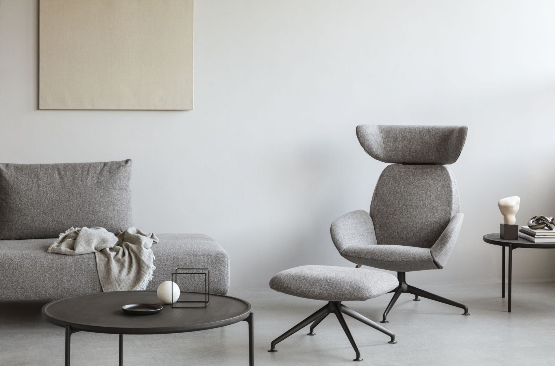 Savoye Tisch Eiche rund - geräuchert ø 60 x H 42 cm Eva Solo