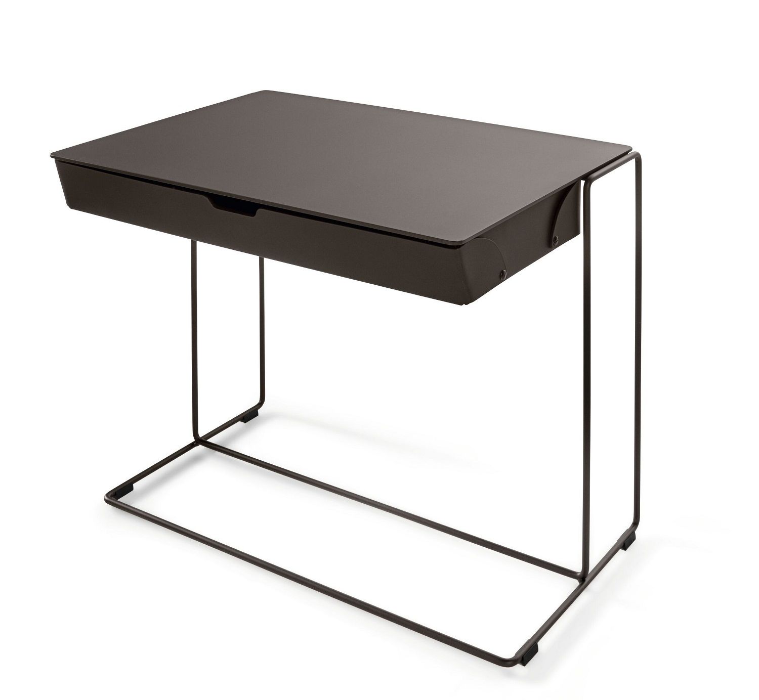 Oki Side Table Beistelltisch mit Ledertasche Walter Knoll