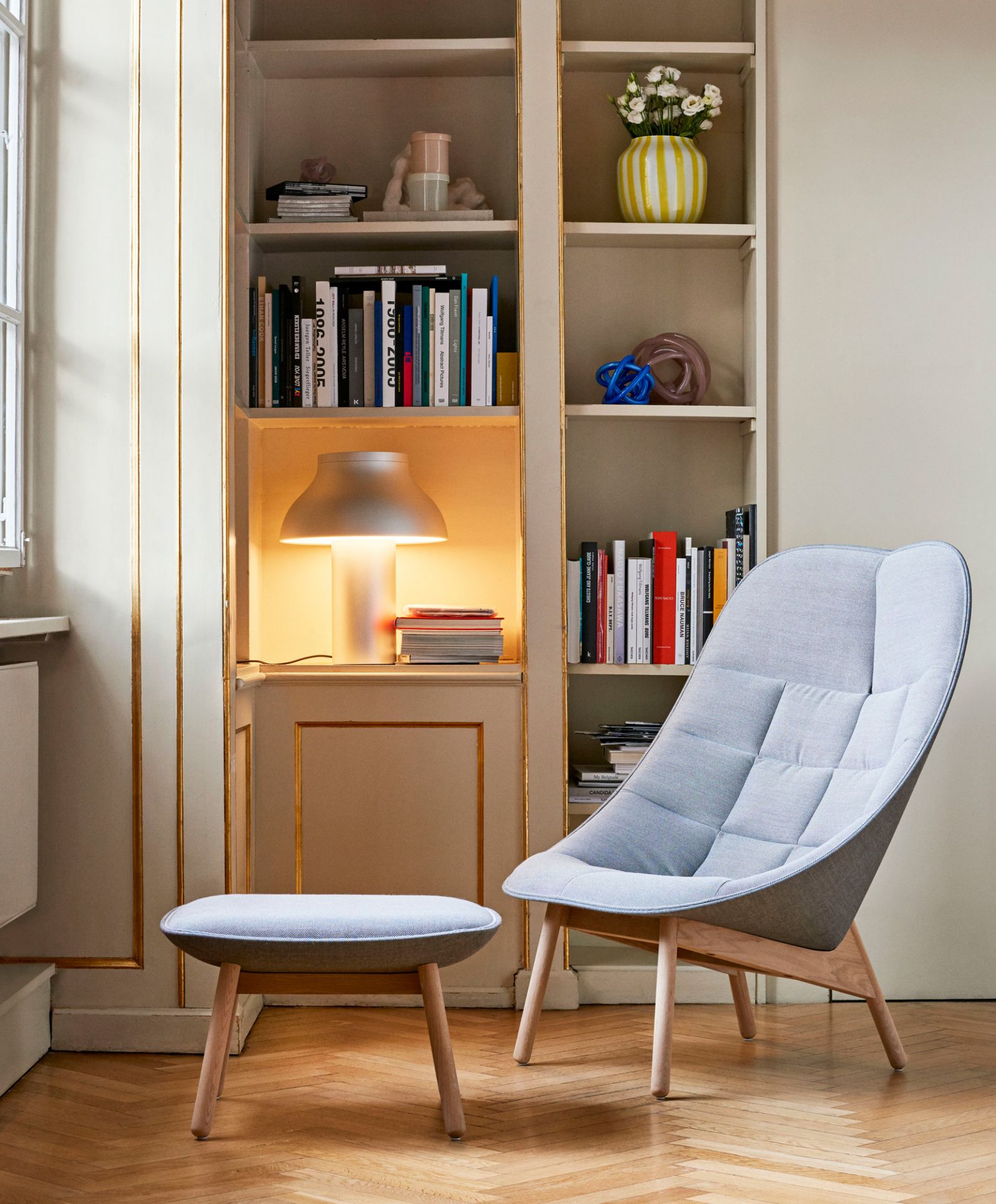 Uchiwa / Uchiwa Quilt Armchair Sessel Hay