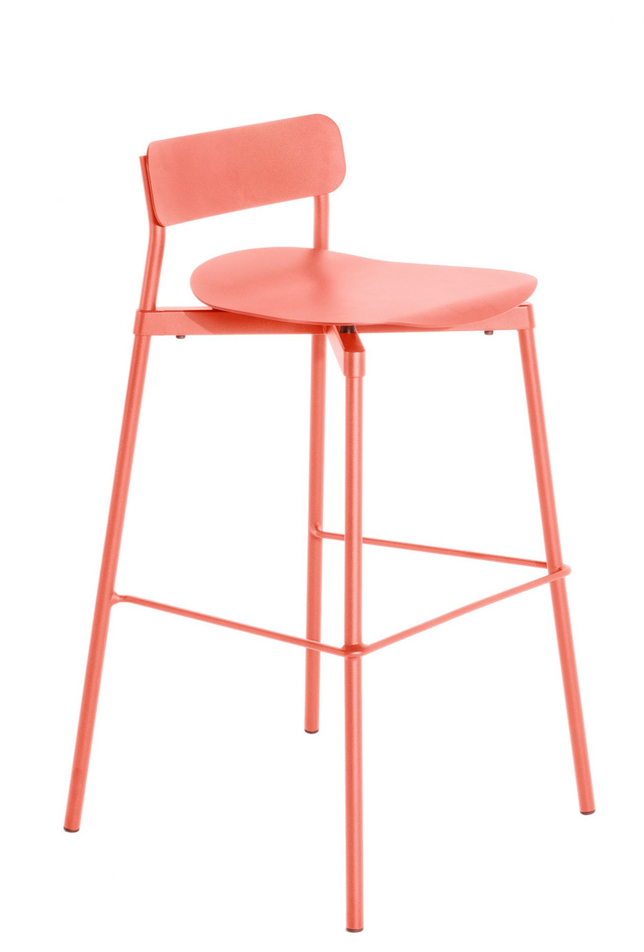 Fromme Barstool Barhocker H 75 cm Petite Friture Coral Fromme Barstool Barhocker H 75 cm Petite Friture Coral