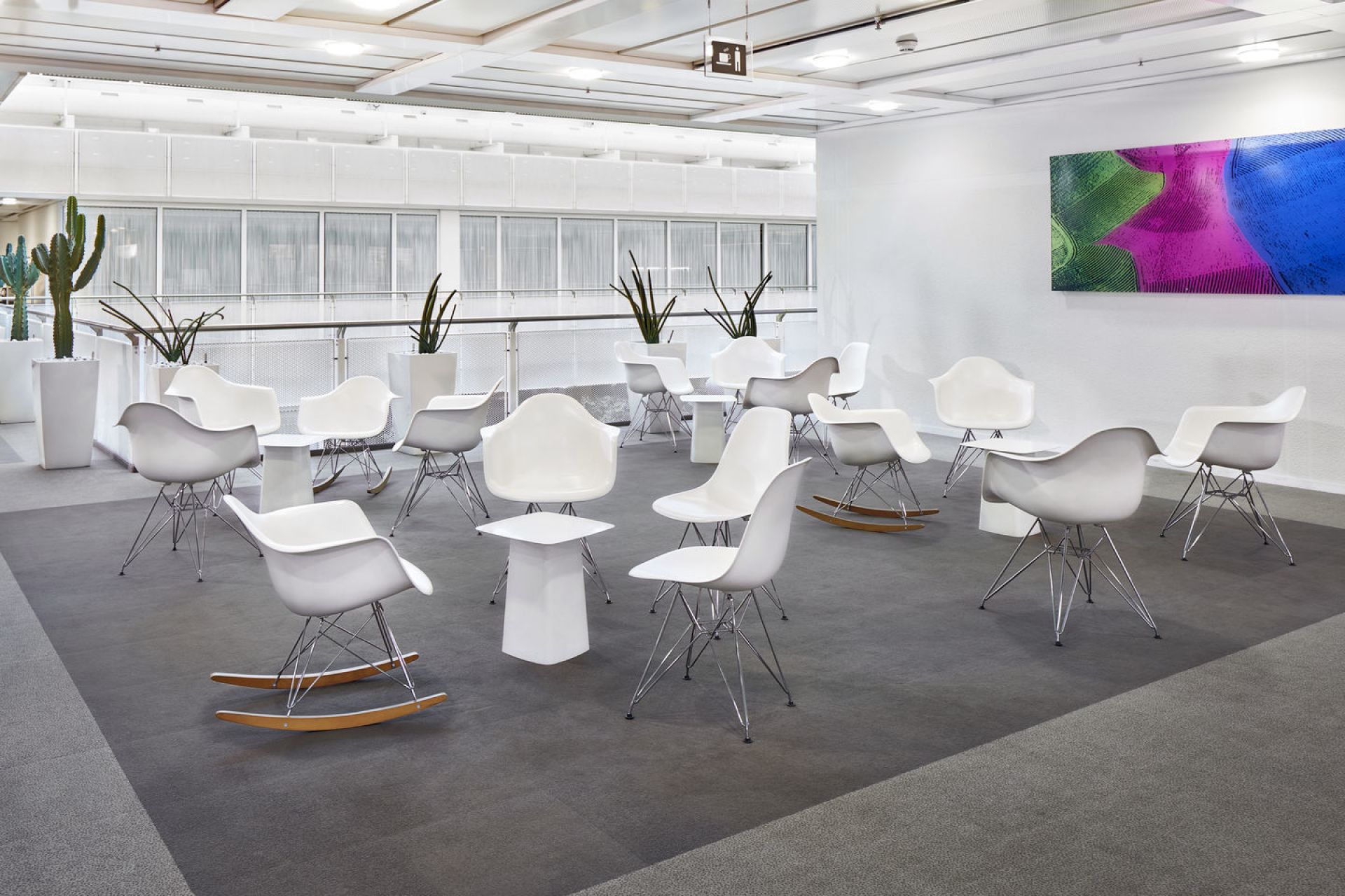 Aktion Eames Plastic Side Chair DSR Stuhl 4-er Set Vitra