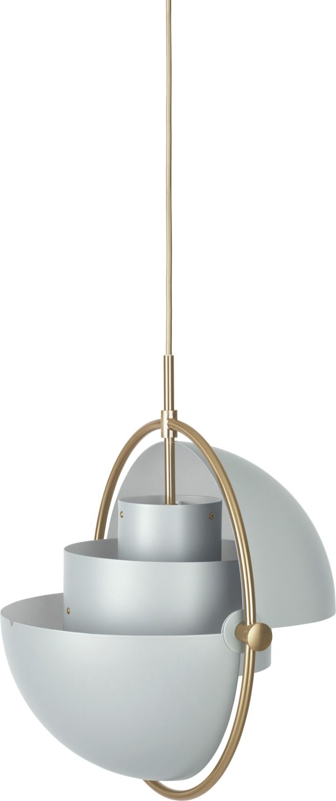 Multi-Lite Pendant lamp Pendelleuchte See Grau / Messing Gubi
